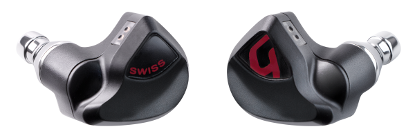Clariden 2022 final product showcasing the surface finish of components with transparent inlays featuring Gaudiolabs logos. The image highlights the high-quality detailing and design elements of the product.