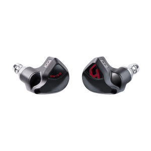 Clariden 2022 final product showcasing the surface finish of components with transparent inlays featuring Gaudiolabs logos. The image highlights the high-quality detailing and design elements of the product.